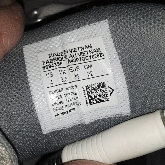 CONVERSE ALLSTAR KIDS SHOES - Picture 6 of 6